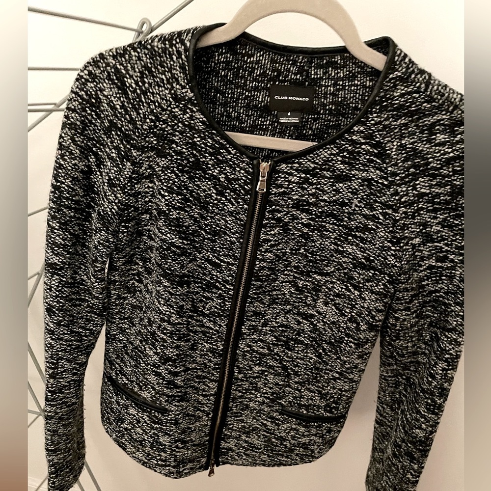 Club Monaco zip blazer